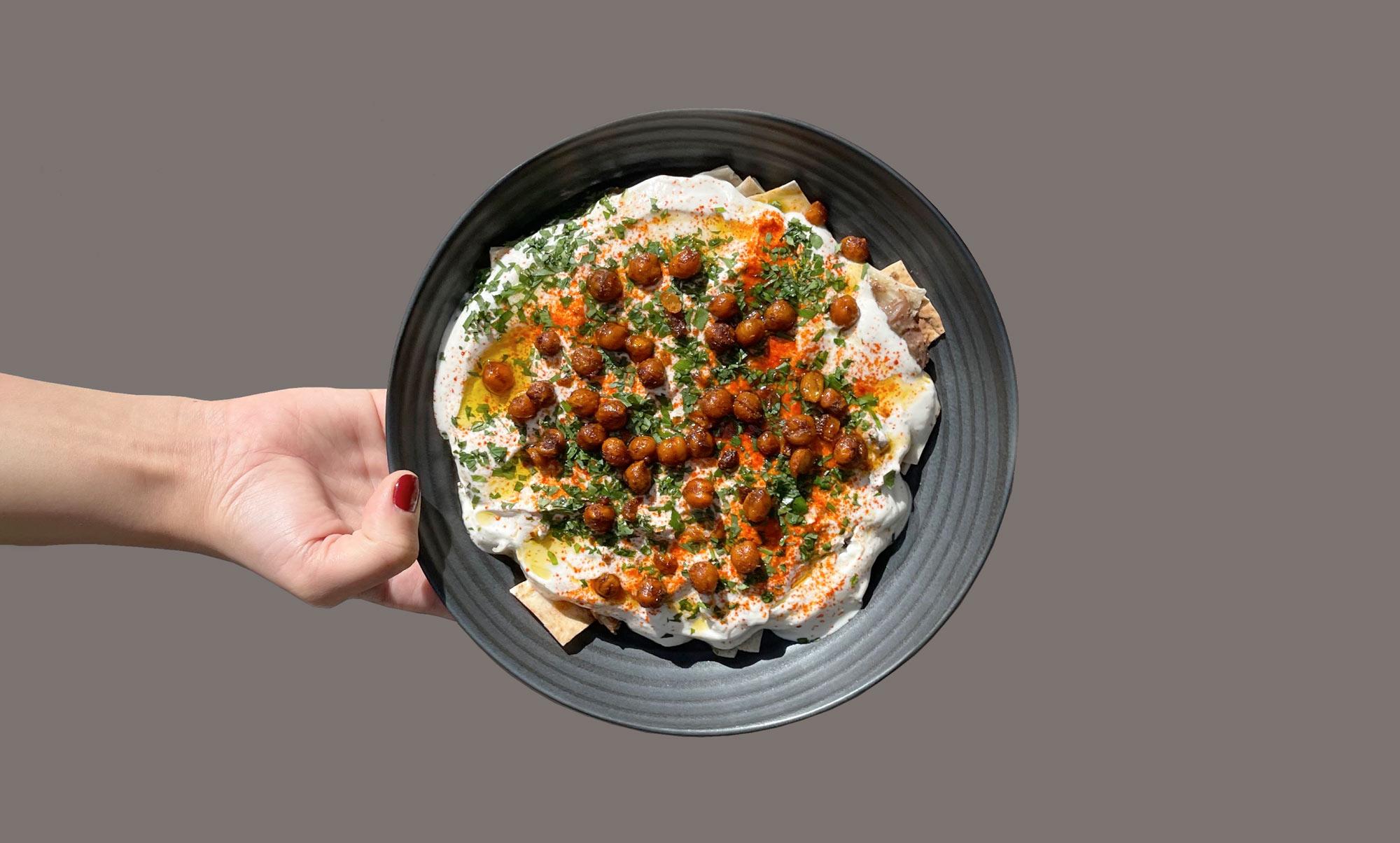 Bowl of fatteh